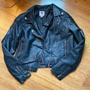 Fake leather jacket